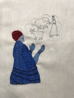 Finished embroidery work of Maria Ehrenberg